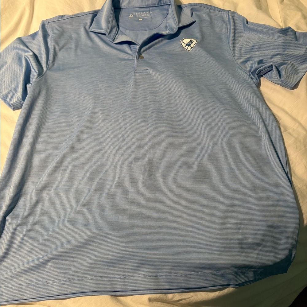 Arnold Palmer Sky Blue Short-Sleeve Performance Polo